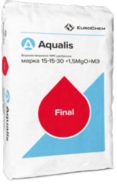 Удобрение Aqualis® 15-15-30+MgO+МЭ 25 кг фото